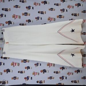 Vintage 70s Orvieto Women's polyester high-waisted bellbottom pants slacks